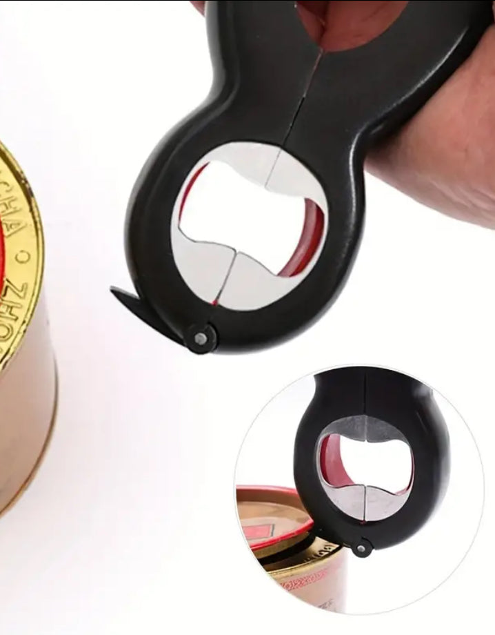 Ouvre-bocal/paquet/boîte 6 en 1