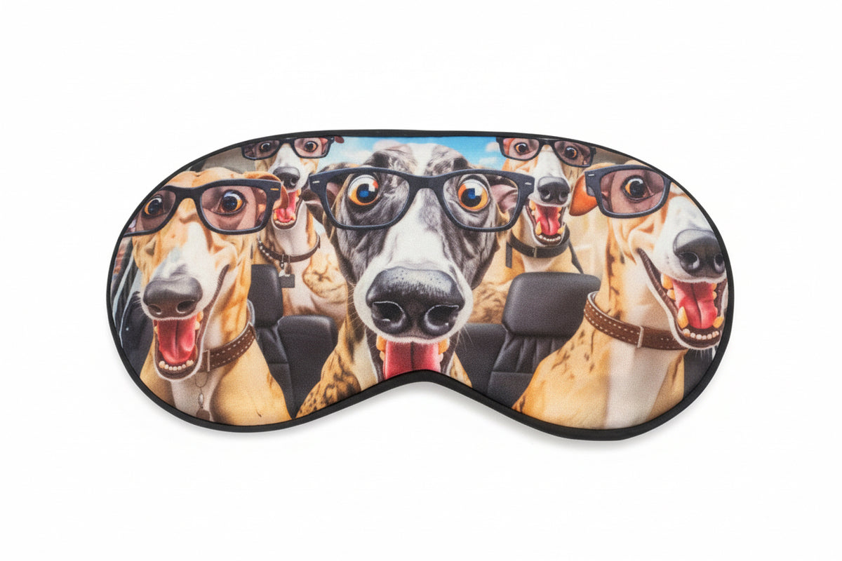 Cruising Dogs with glasses Soft Glasses Case