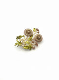 Wild flowers brooch