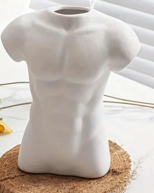 White Torso Vase