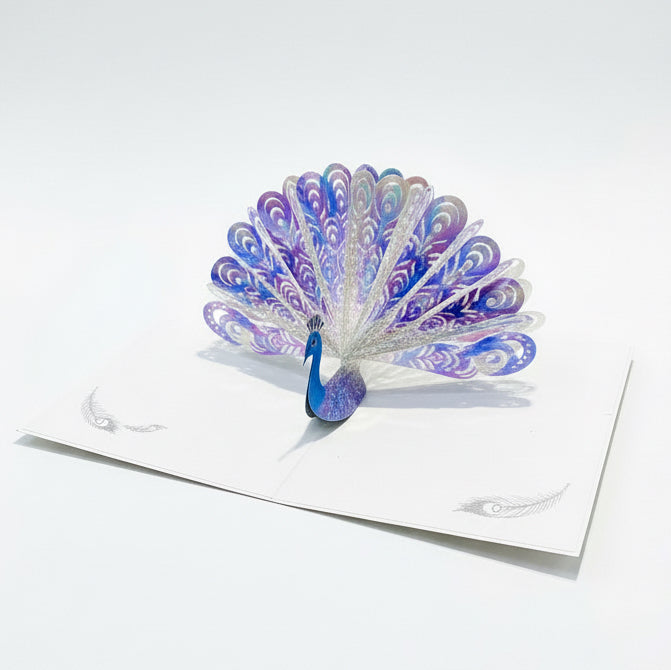 Peacock Popup Greeting card