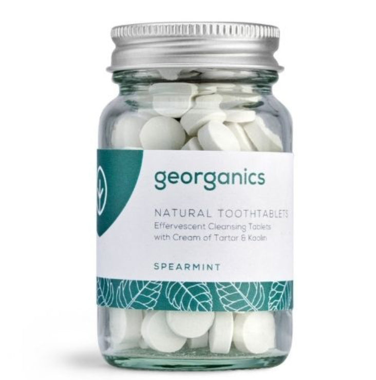 Comprimés de dentifrice à la menthe verte bio (120 comprimés)