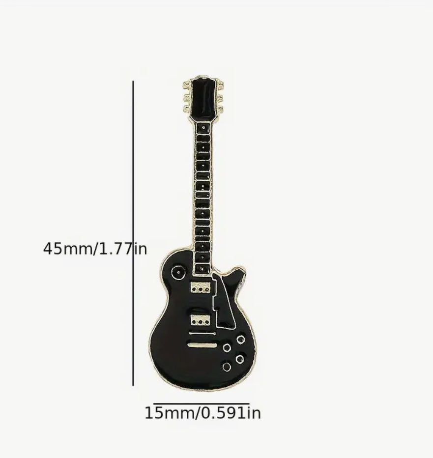 Broche guitare électrique (4 choix de couleurs)