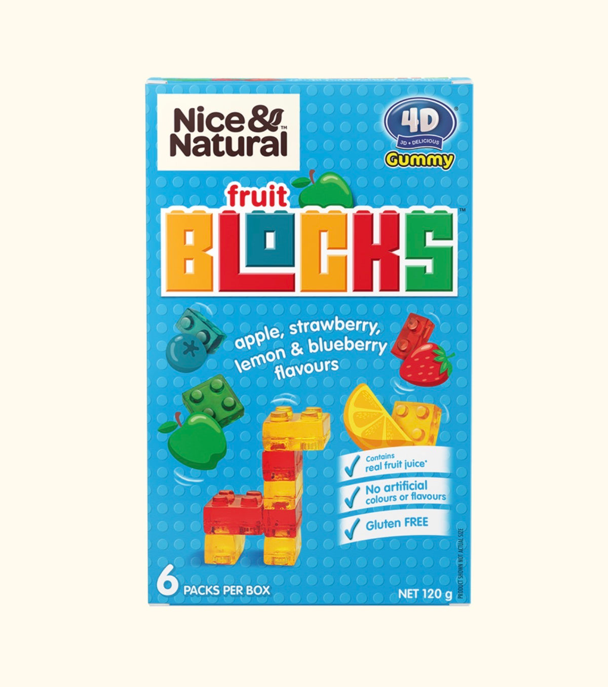 Fruit Building Blocks (GF)120g- 6 Pack