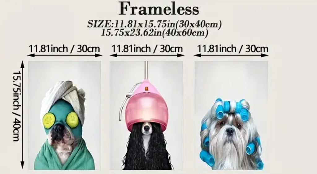 Impression sur toile sans cadre « Soin Spa » (vendue séparément)