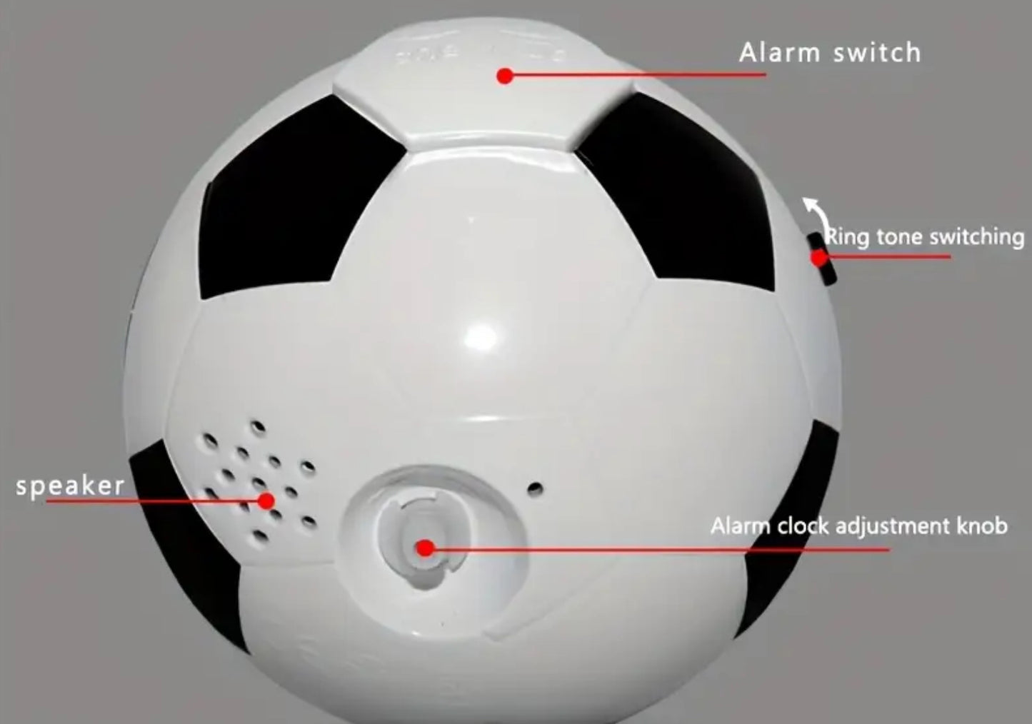 Soccer alarm clock