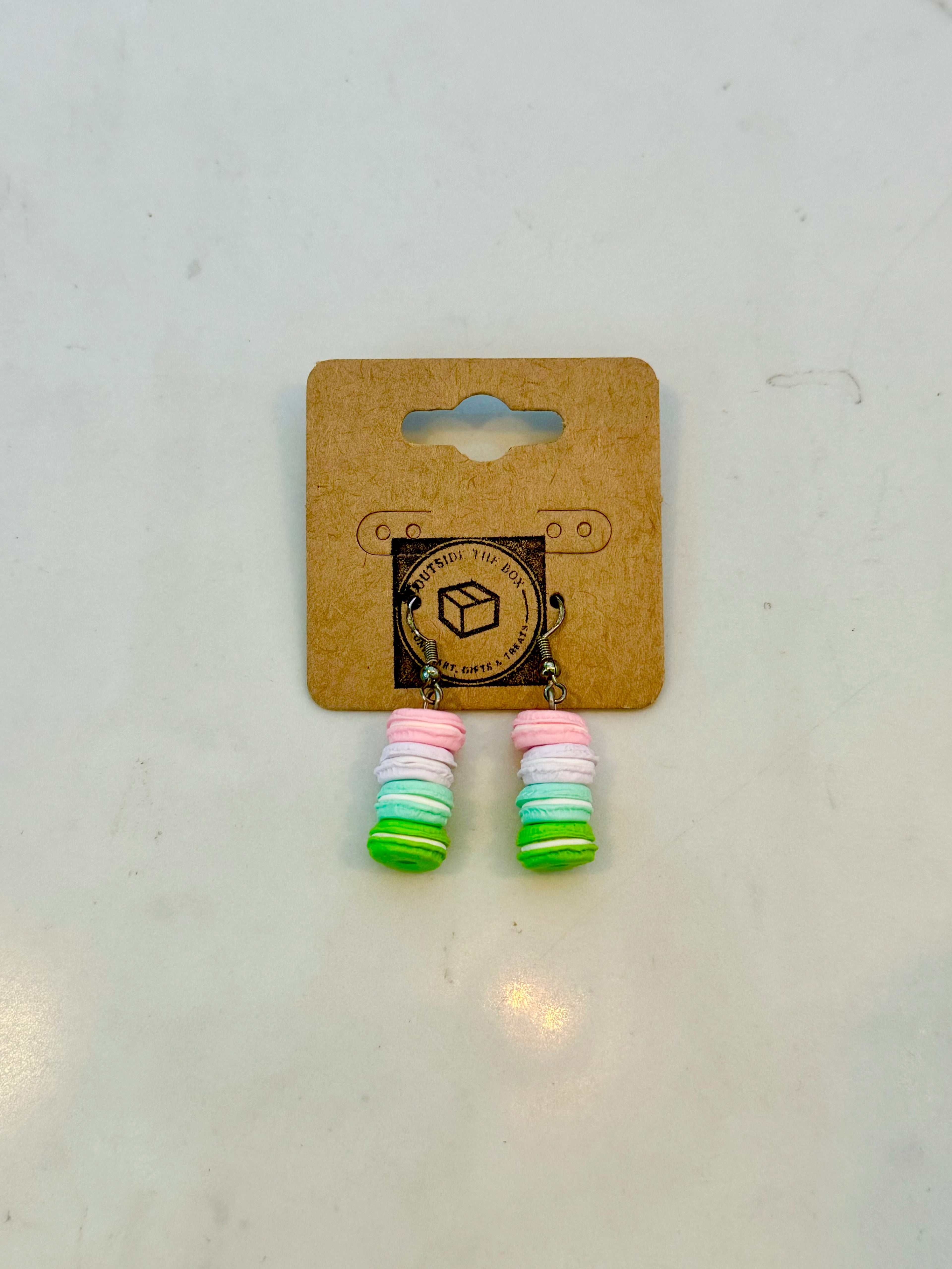 Boucles d'oreilles Macarons en argent sterling