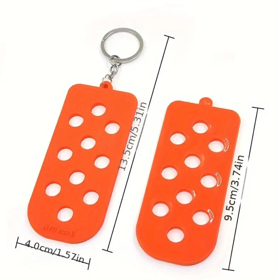 Porte-clés phosphorescent pour breloques de chaussures