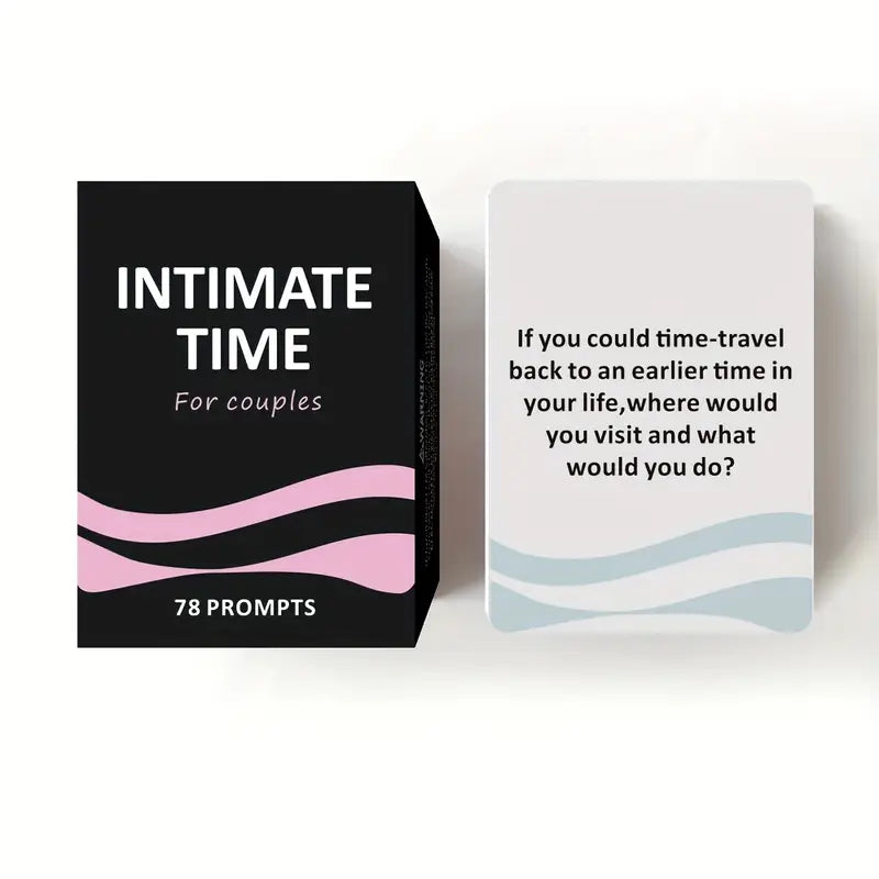 Intimate Time Couples Game Cards – 78 Conversation Prompts