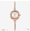 White Crystal Bracelet Watch