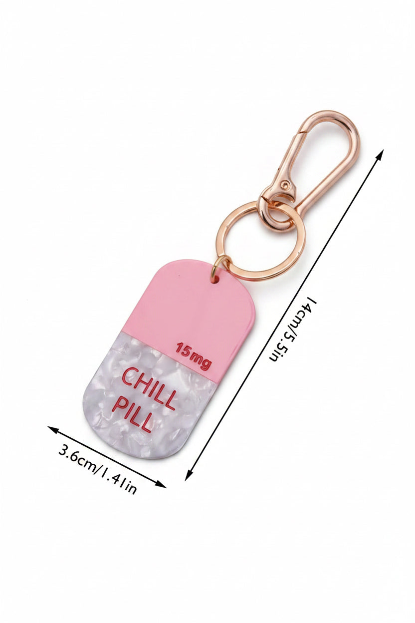 Chill Pill Keychain