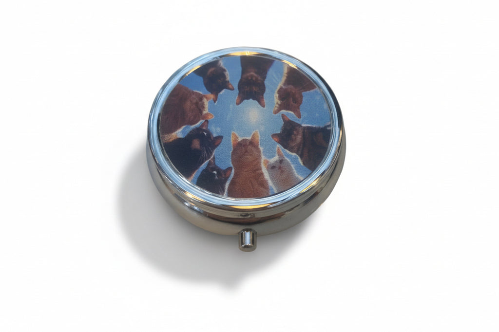 Cat Pill Box - Multi Themes