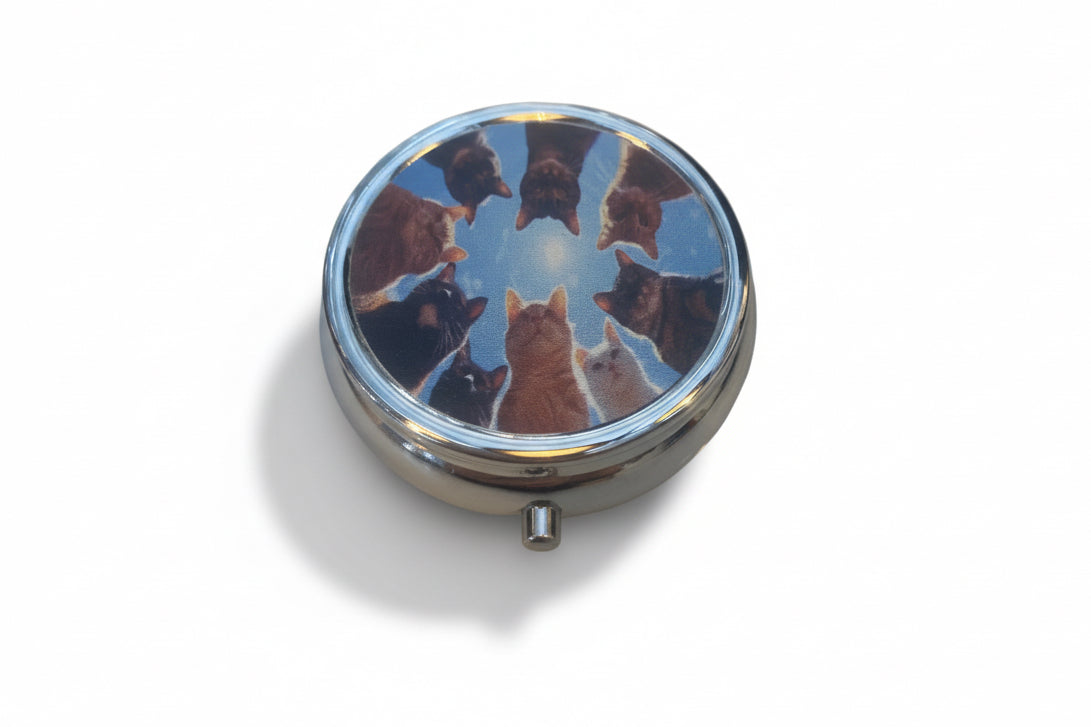 Cat Pill Box - Multi Themes