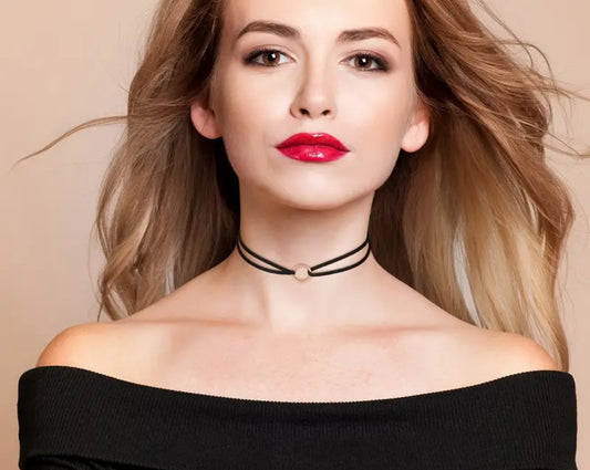 Ring Double-Strand Choker necklace