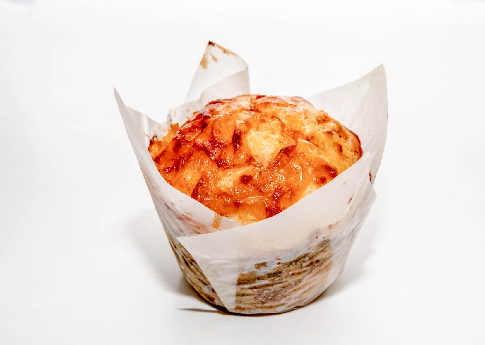Muffin sans gluten au bacon et au fromage