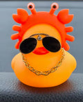 Canard en caoutchouc en forme de crabe