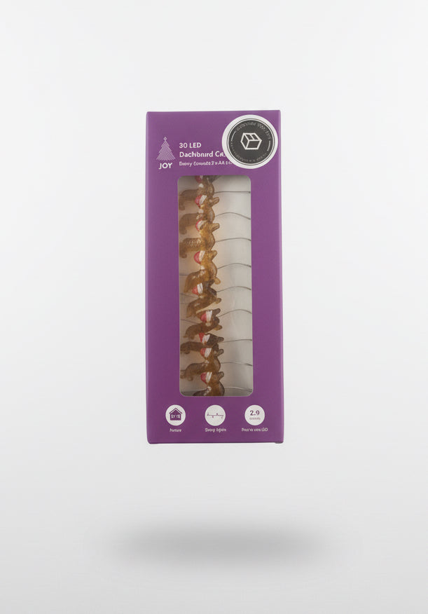 Dachshund LED string lights