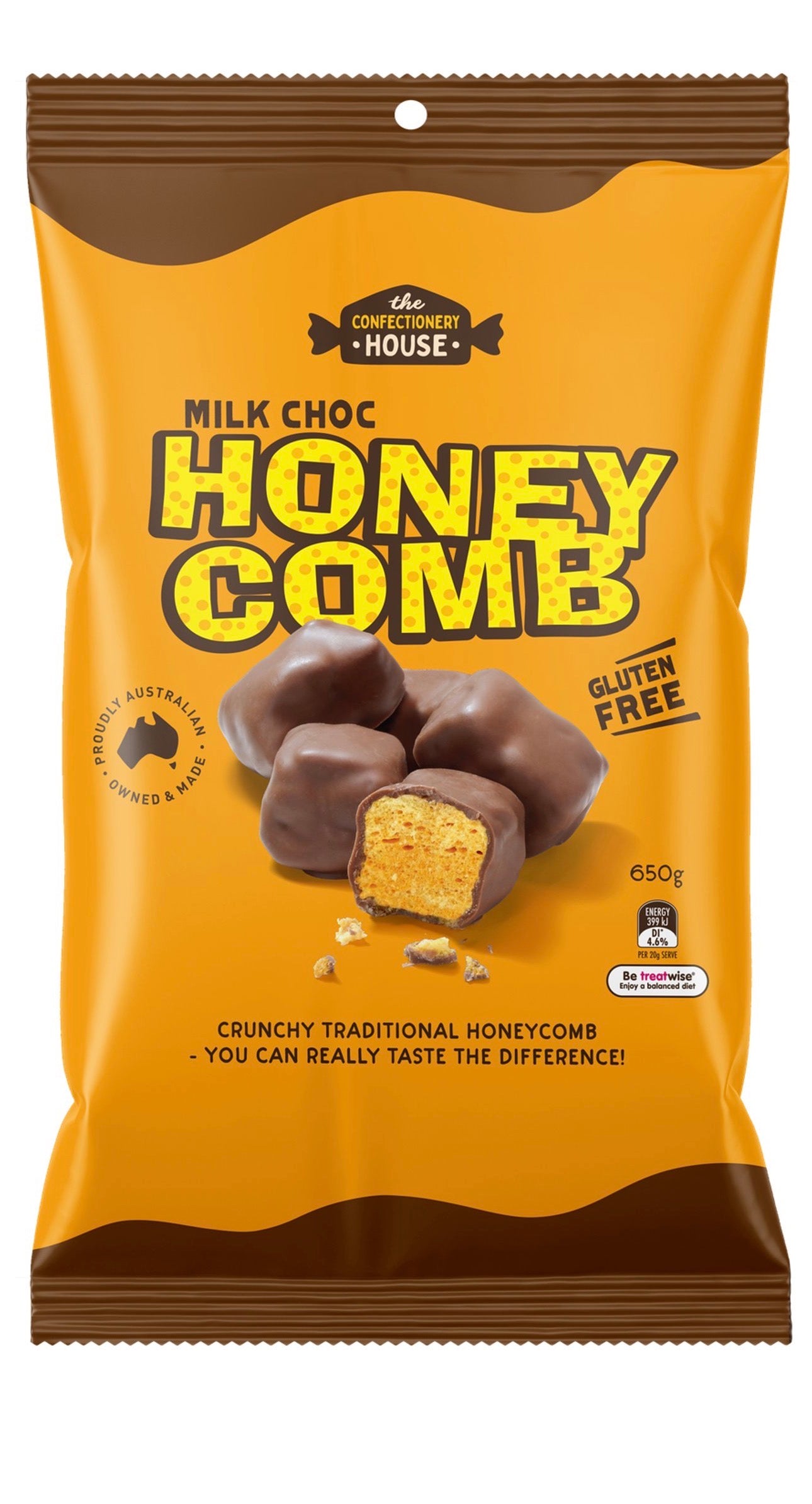 Milk Chocolate Honeycomb (GF) 680g