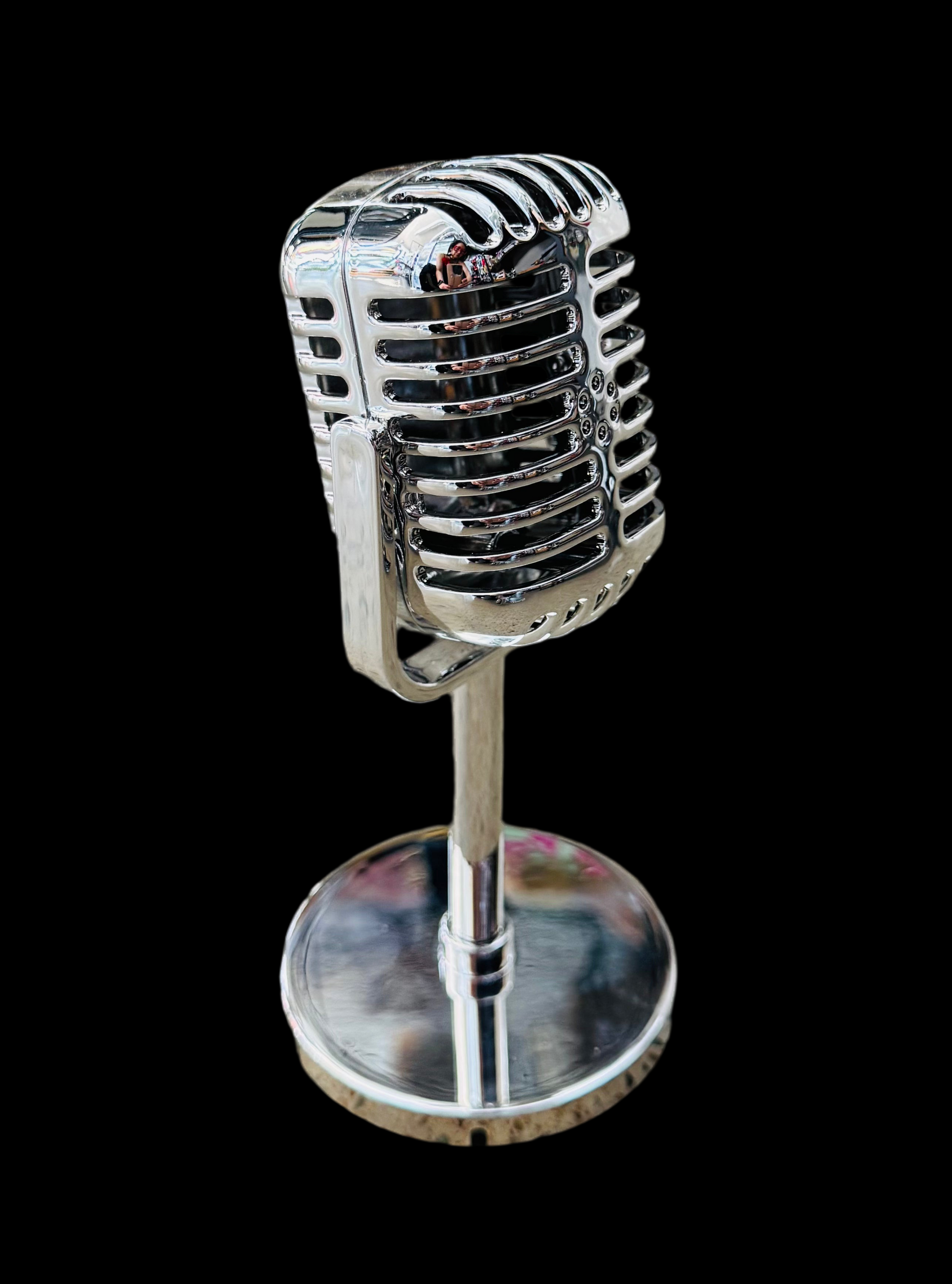 Vintage Microphone prop