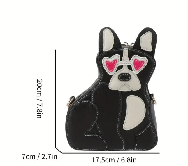 Sac bandoulière en forme de chien