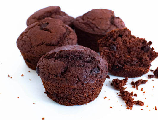 Low Carb Double Choc Muffin