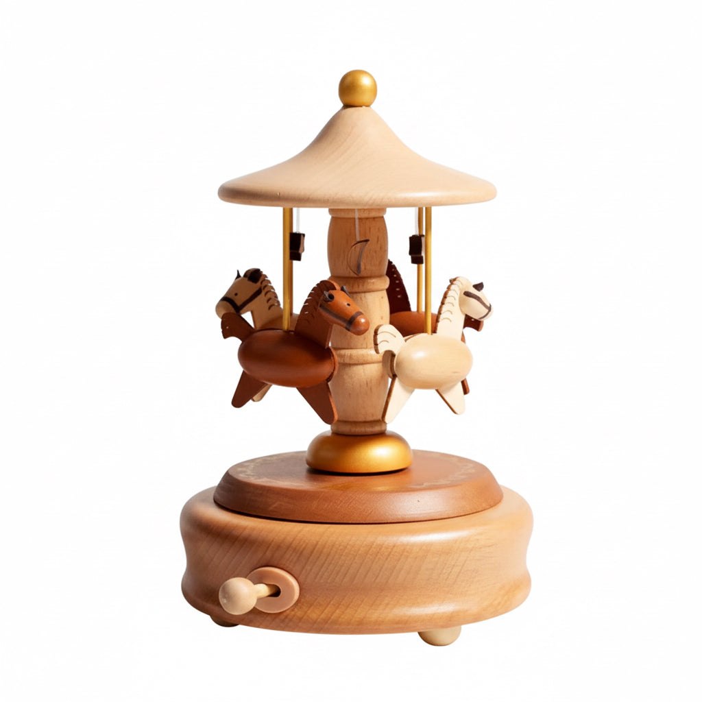 Wooden Musical Carousel