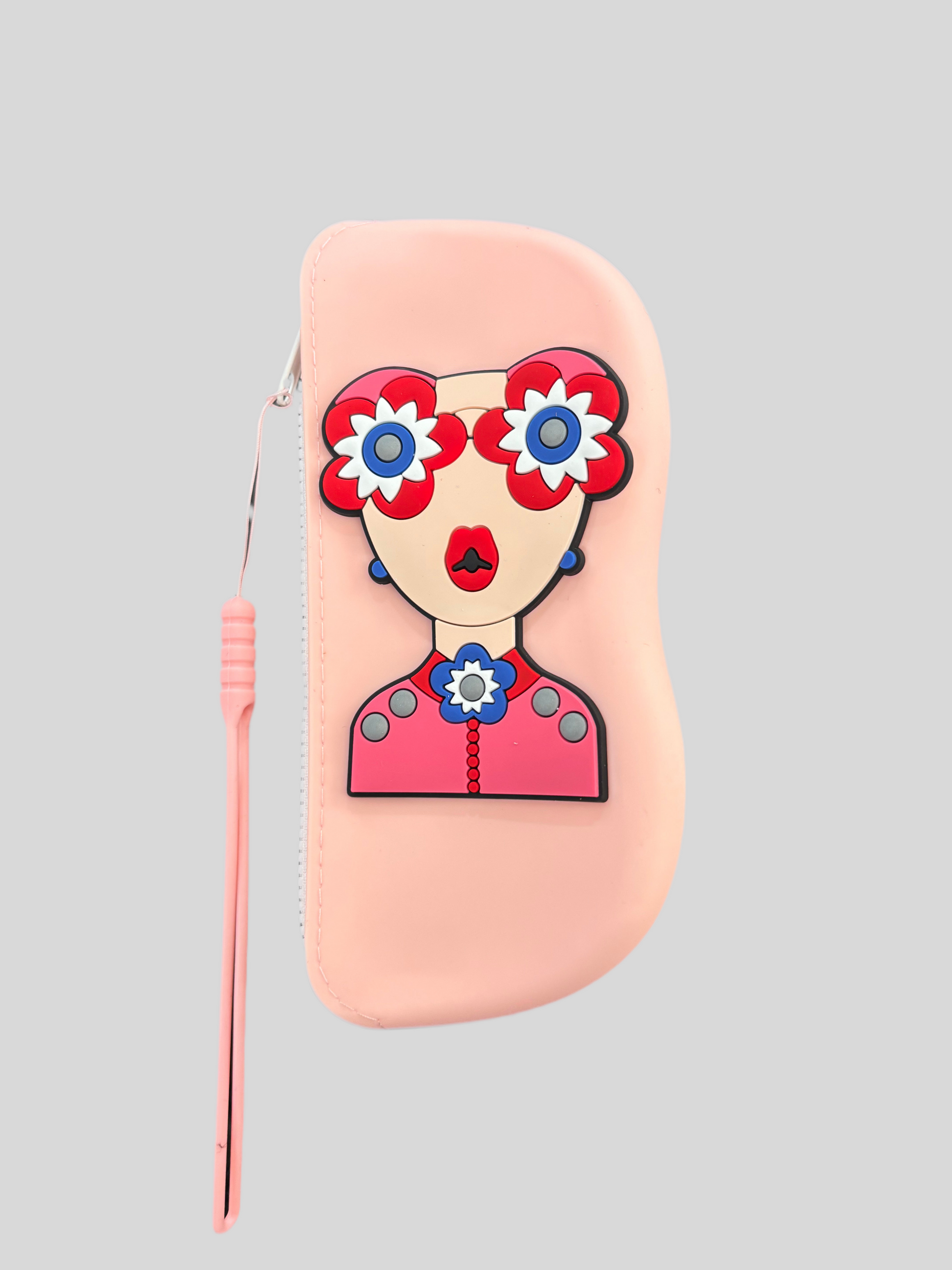 Funky Lady Glasses Case with Strap