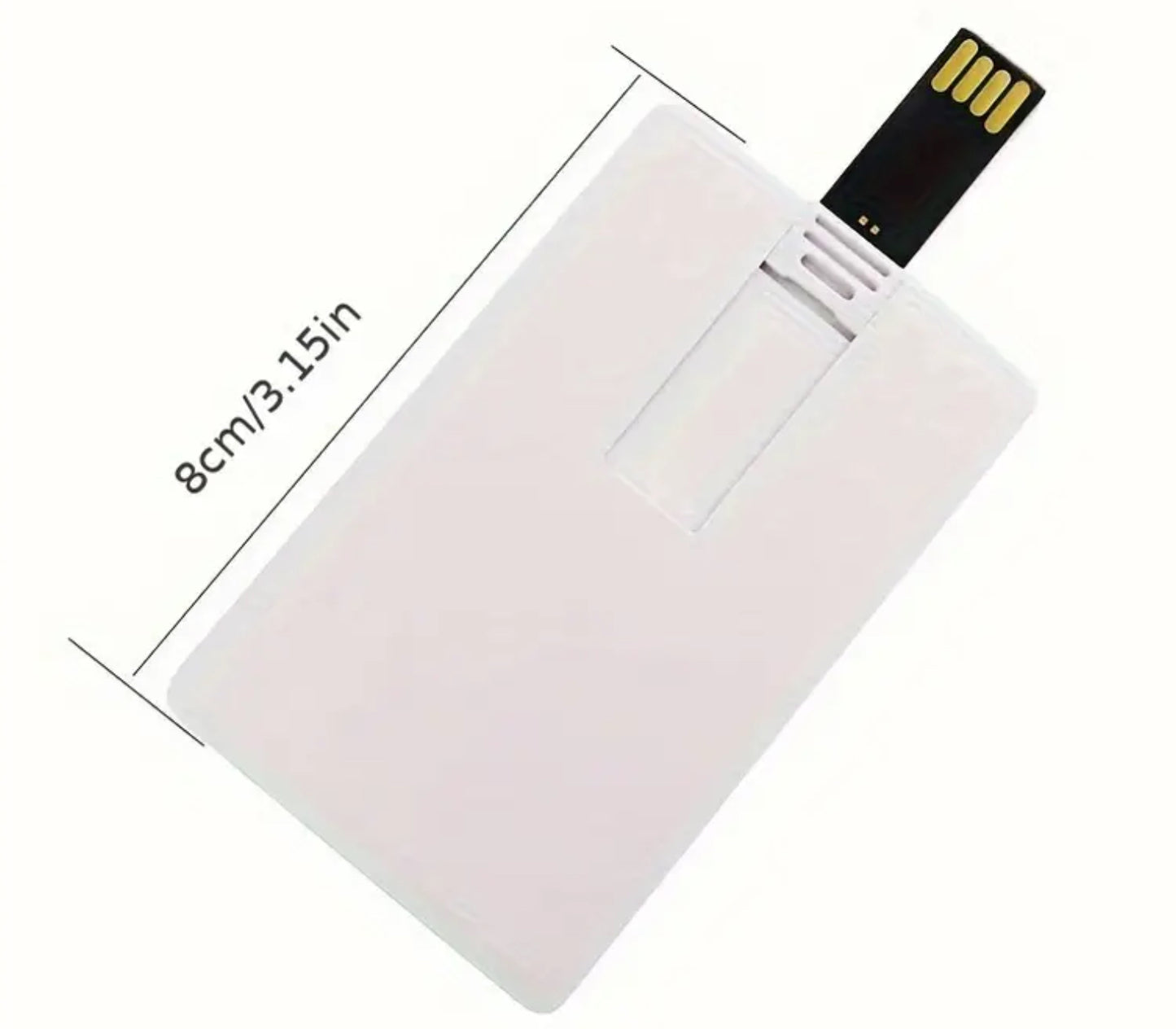 Credit card USB Flash Drive Memory Stick 128GB