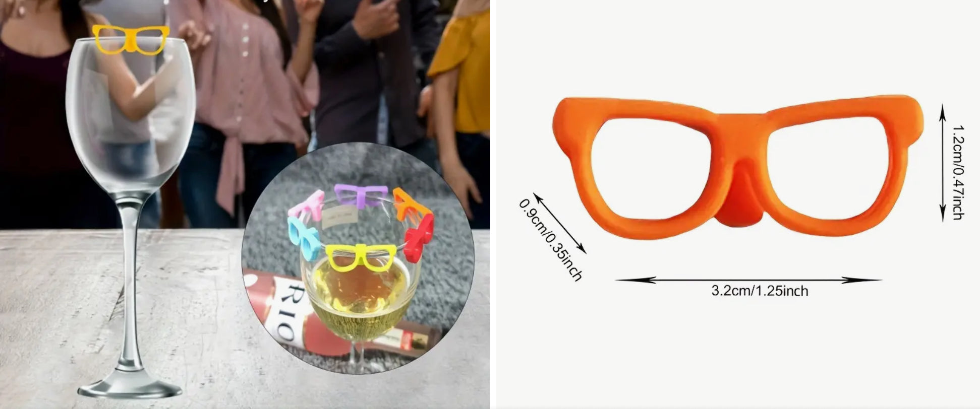Marqueurs de lunettes, de boissons ou de verres