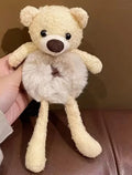 Élastique à cheveux en forme d'ours en peluche
