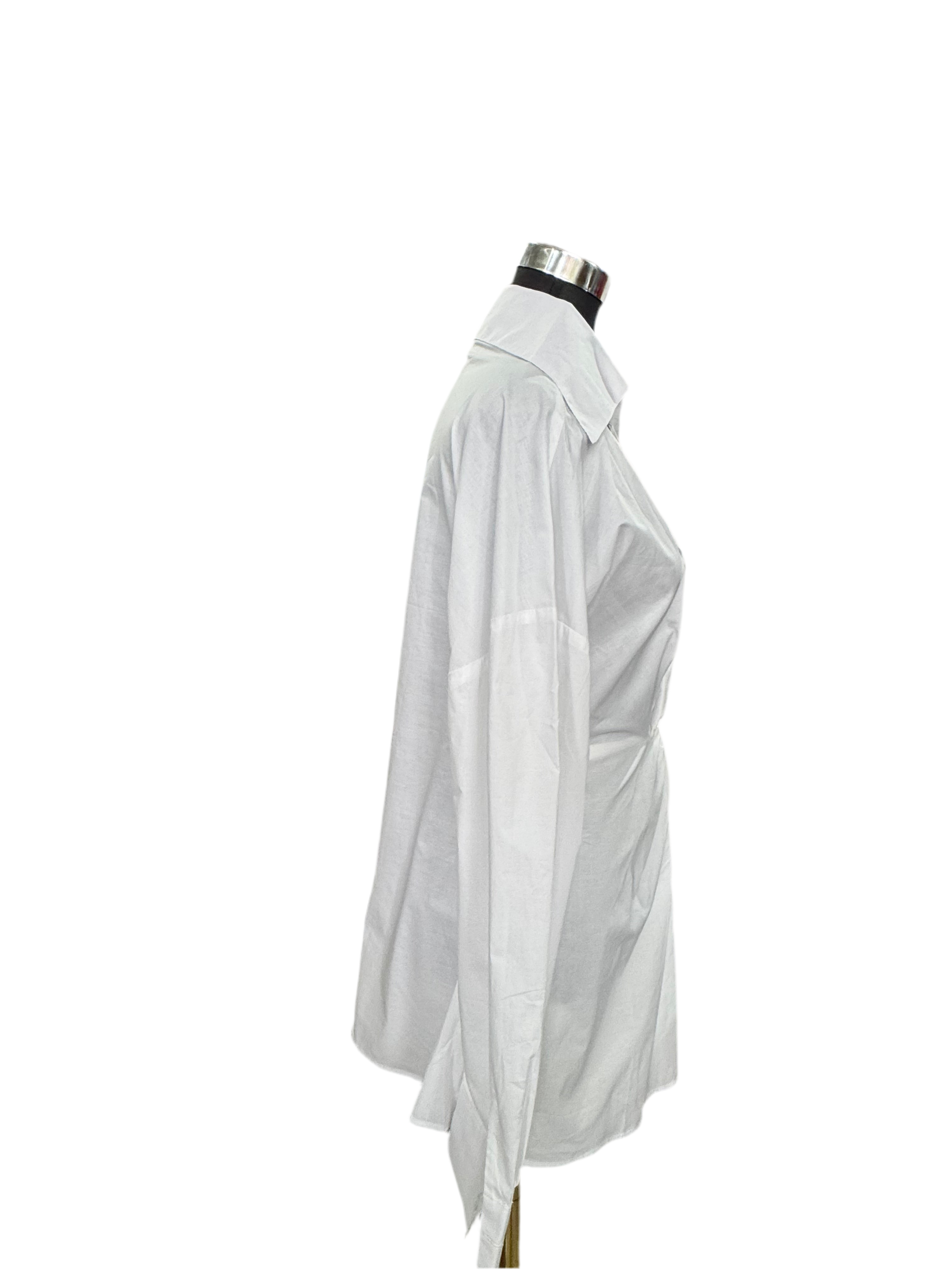 The Sculpted Drape Shirt