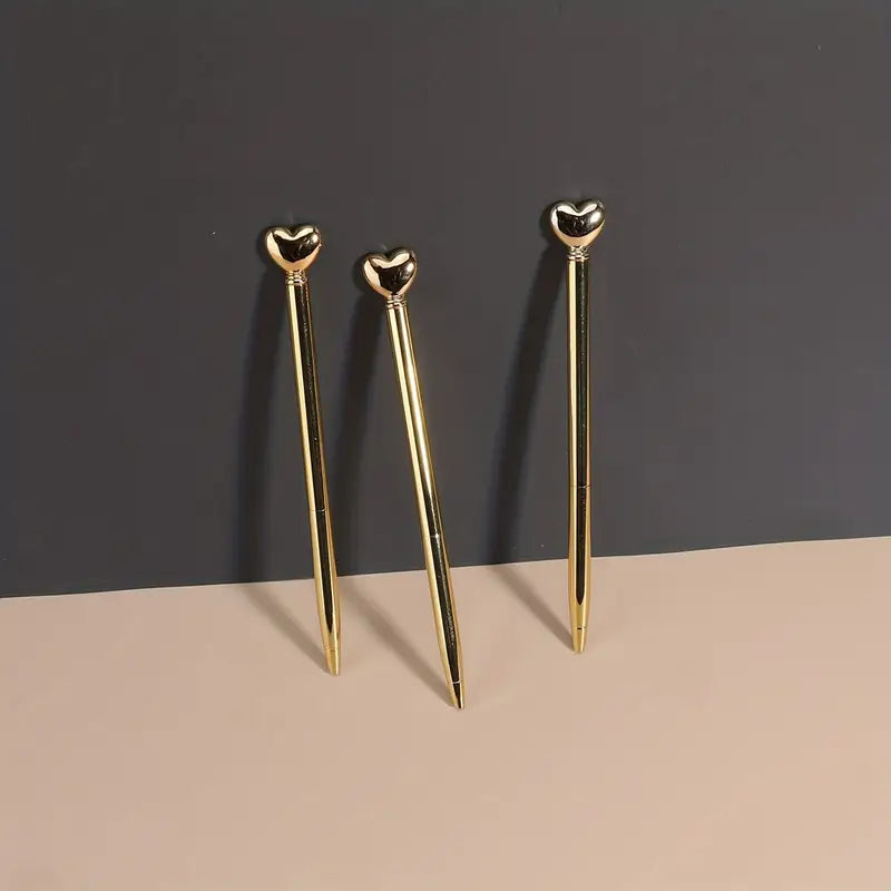 Golden Heart Ballpoint Pen