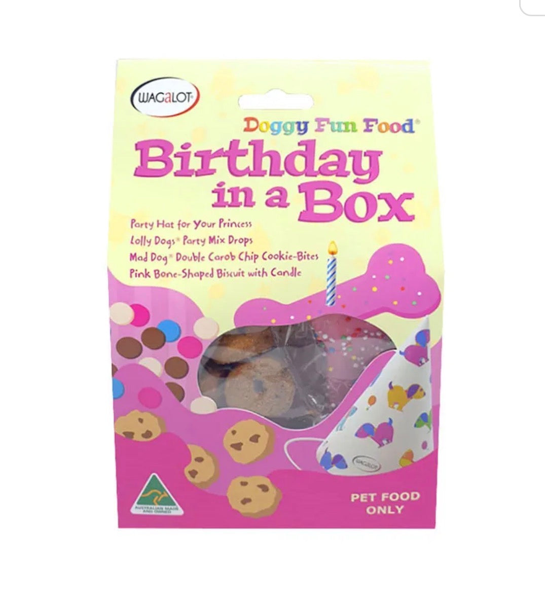 Pink Dog Birthday in a Box Kit