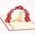 Carte de vœux pop-up 3D - Mariage