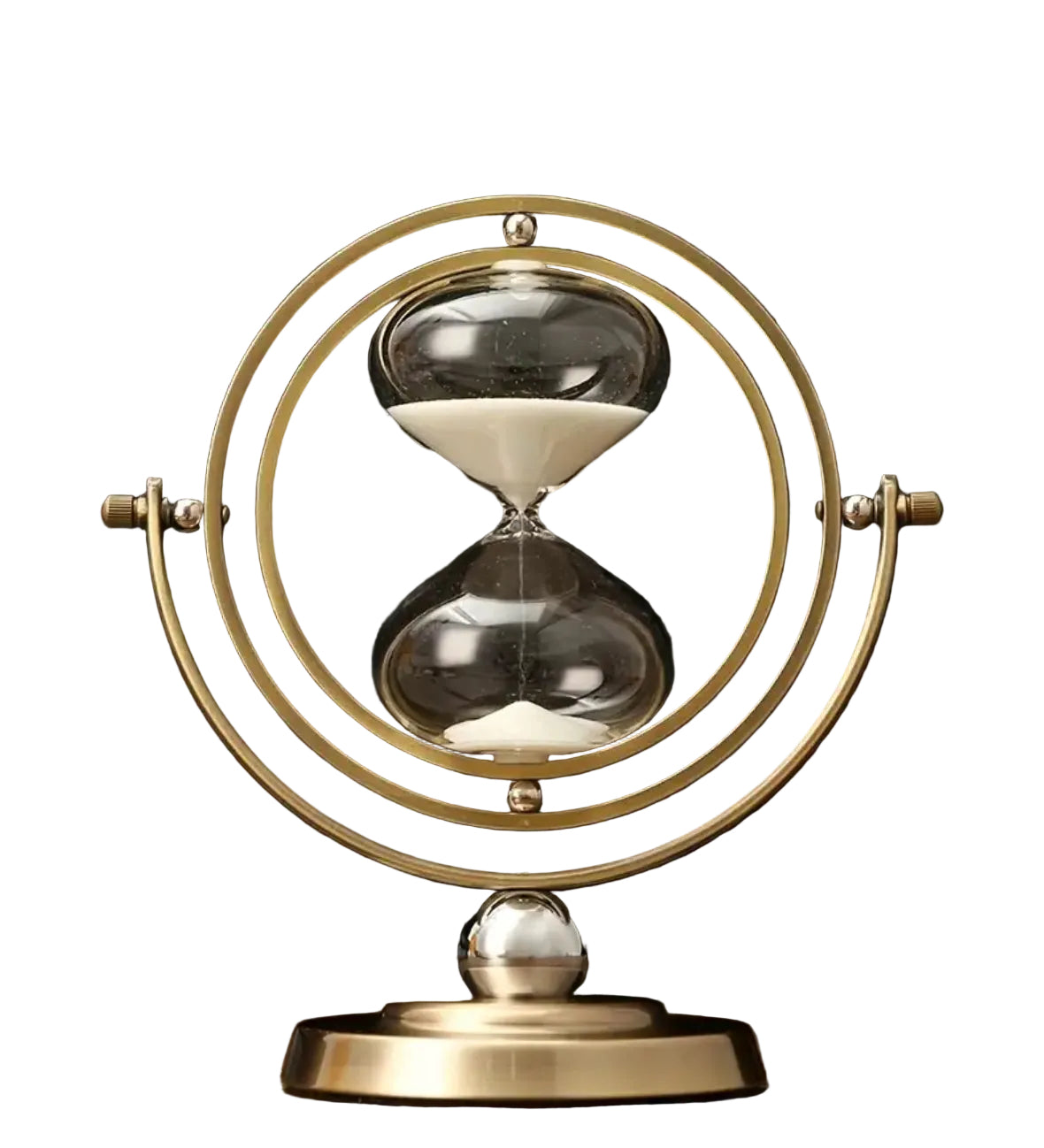 Iron Rotating Hourglass