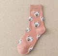 Chaussettes blanches pour chien Pomeranian
