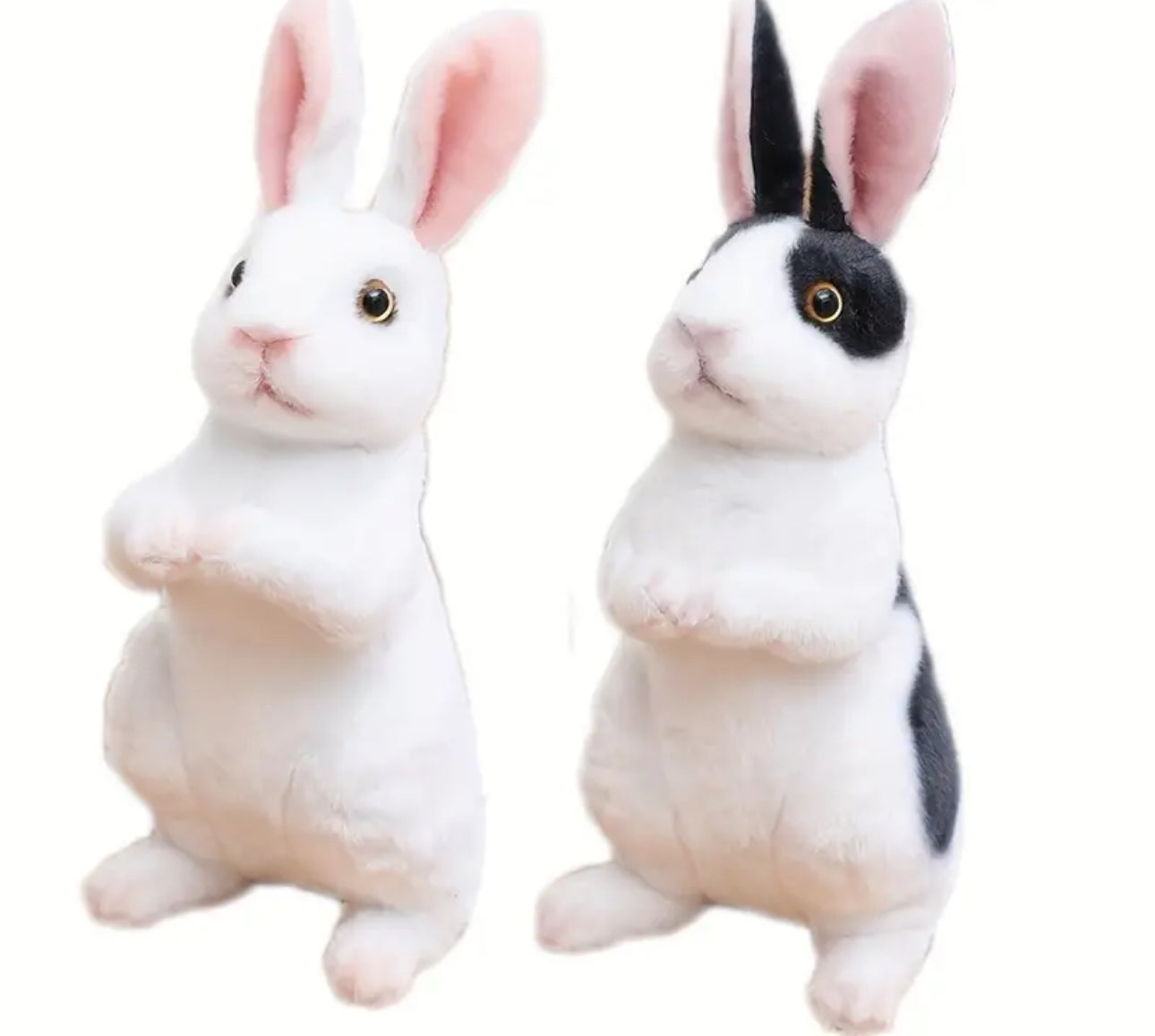 Peluche lapin moelleux 22 cm