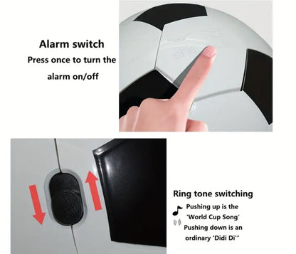 Soccer alarm clock