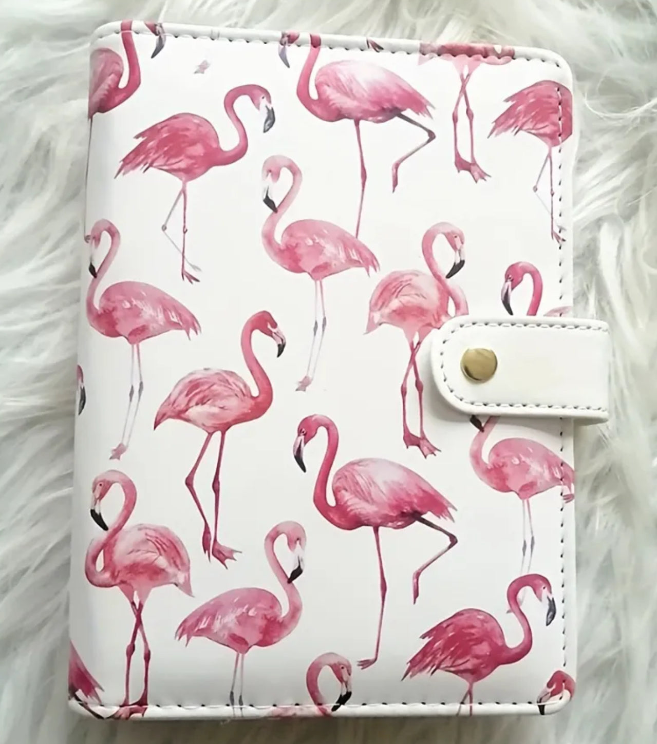 Carnet Flamingo avec porte-stylo