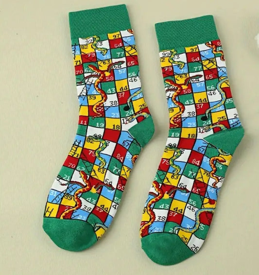 Snakes and Ladders socks