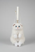 Ragdoll Cat Backpack - White & White with Light Brown