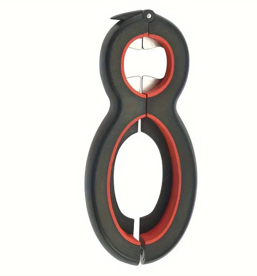 Ouvre-bocal/paquet/boîte 6 en 1