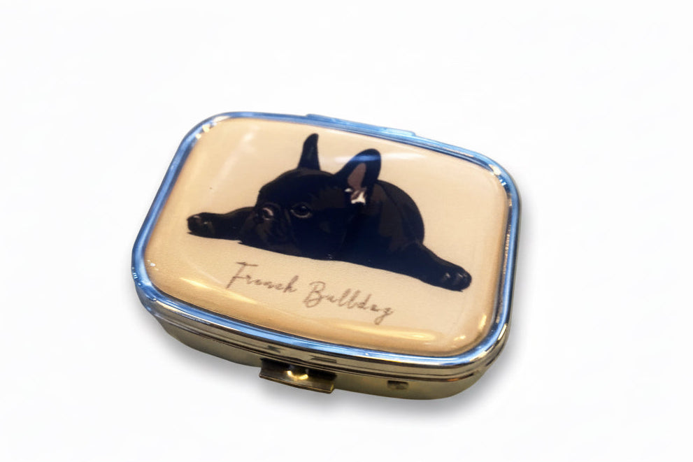 French Bulldog Pill Box