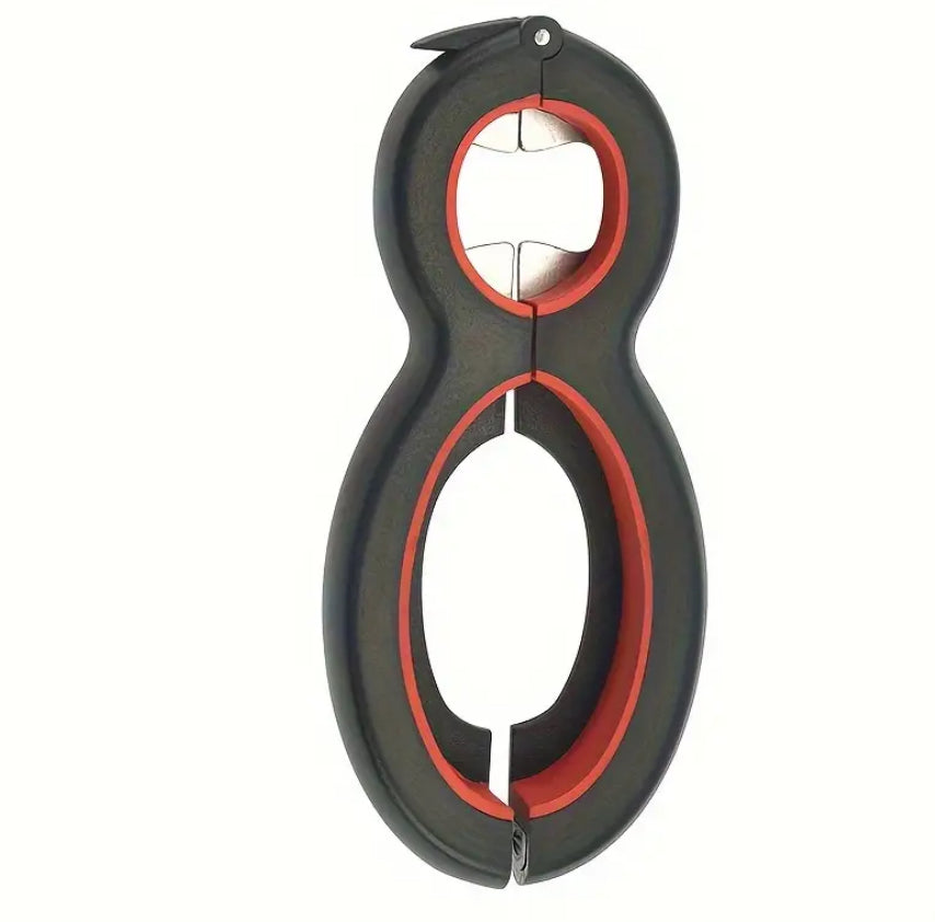 Ouvre-bocal/paquet/boîte 6 en 1