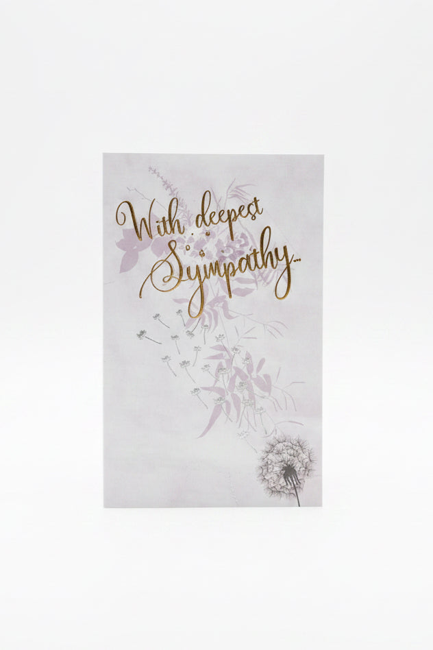 With Deepest Sympathies Greeting Card