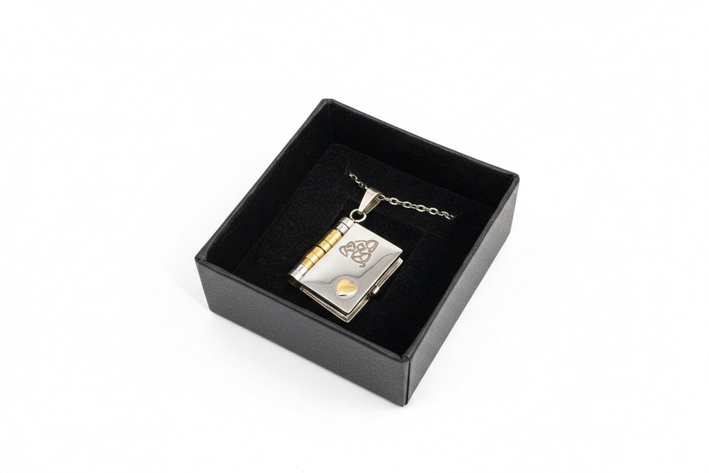 Granddaughter Book Necklace in Gift Box