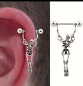 Skeleton stainless steel piercing