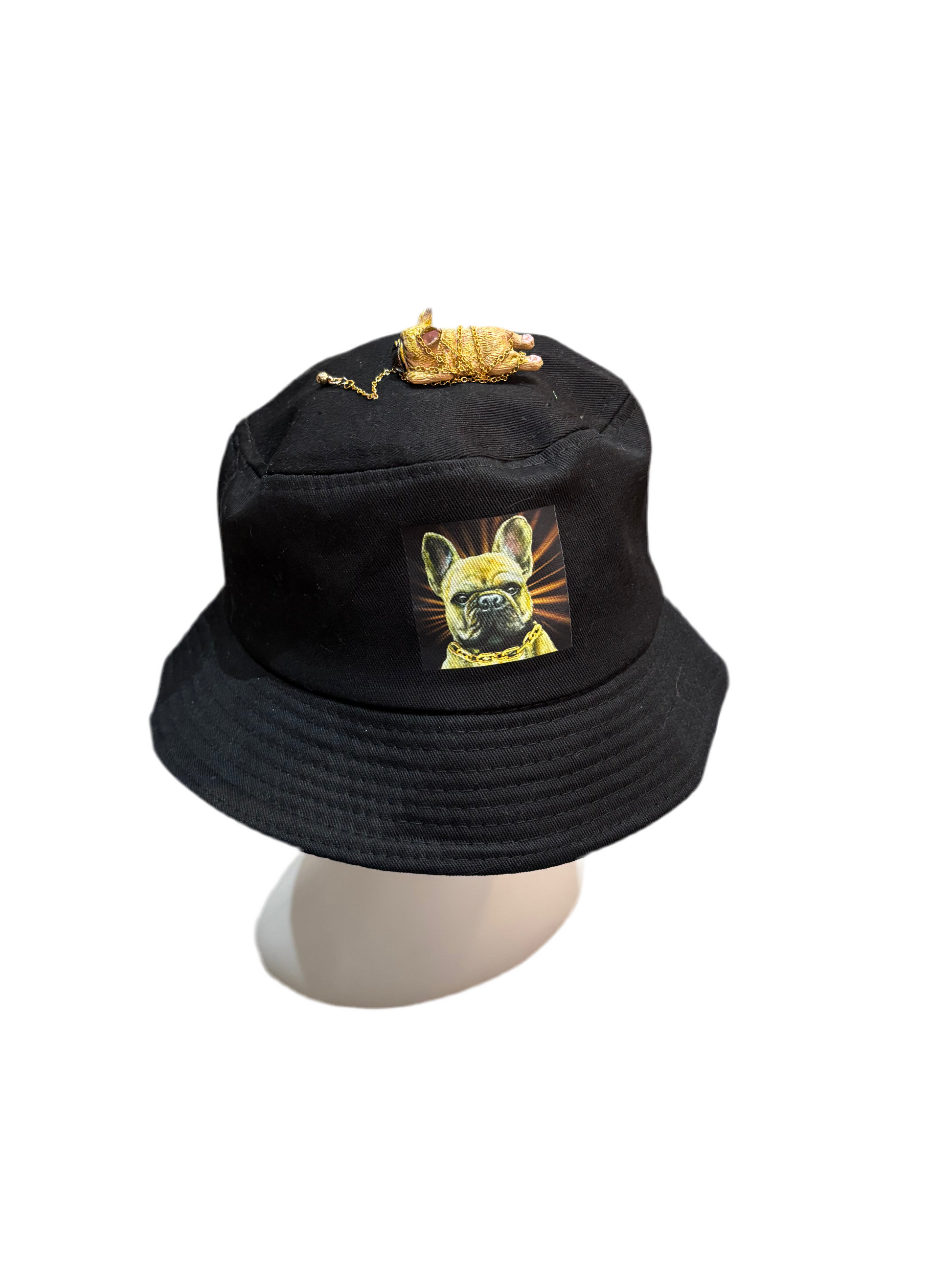 French bulldog bucket hat