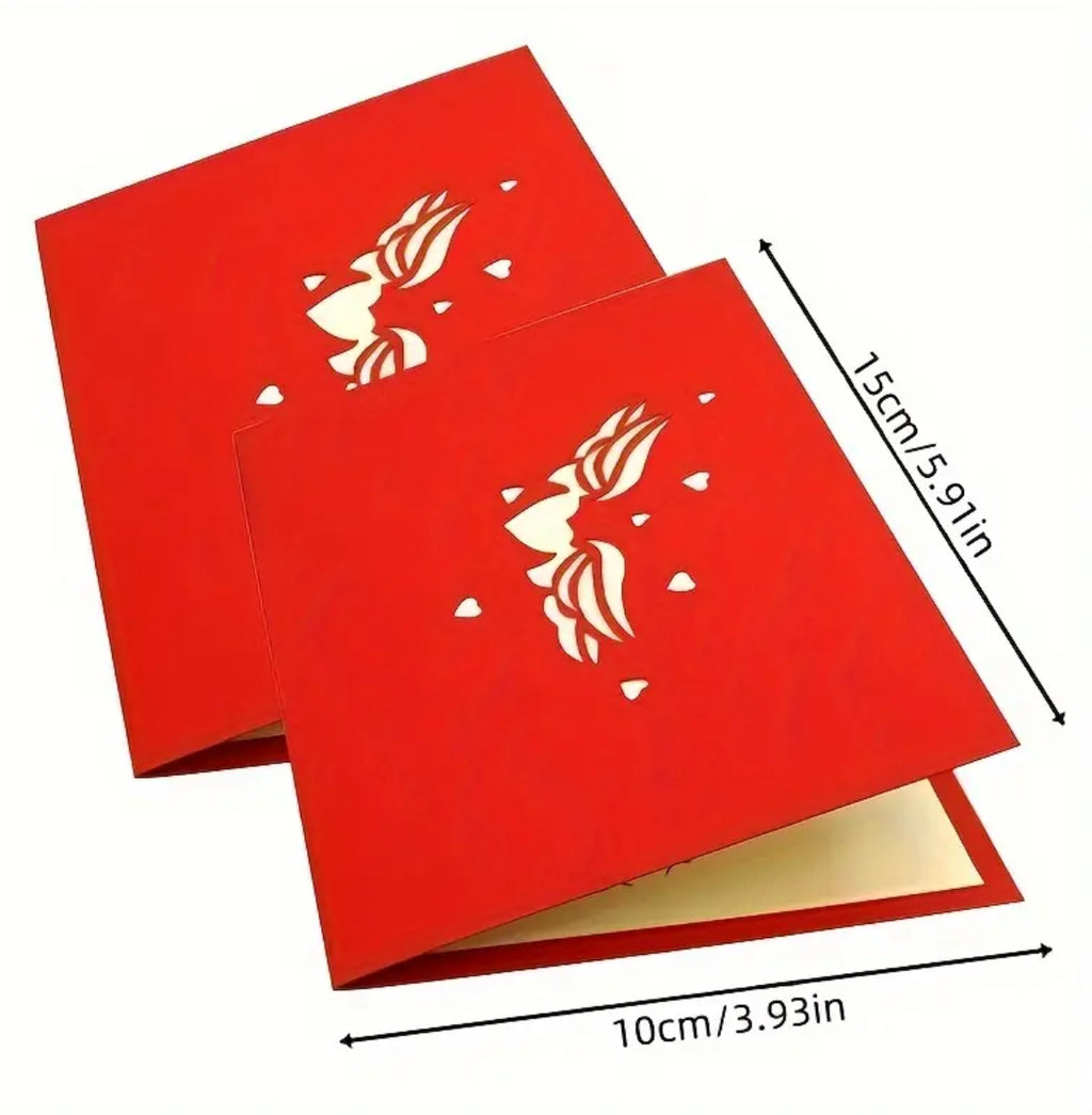 3D Heart Greeting Card