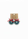 Christmas Wreath Earrings